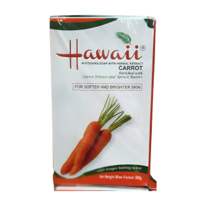 Hawaii- Whitening Soap With Herbal Extract Carrot